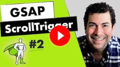 gsap scrolltrigger start and end video