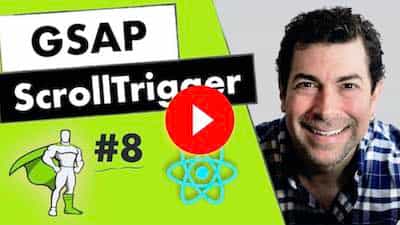 gsap scrolltrigger start and end video